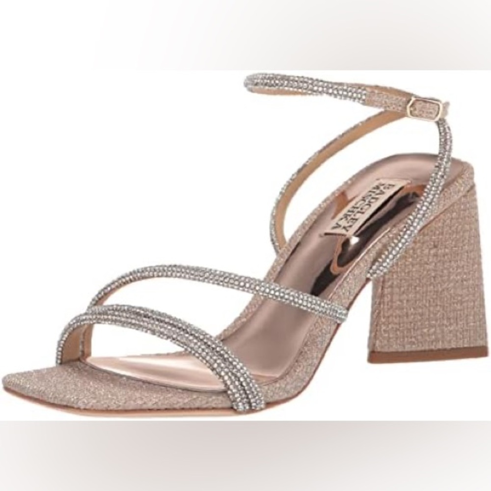 Badgley Mischka Women's Freedom Heeled‎ Sandal 8.5 Wedding Bridal Prom
